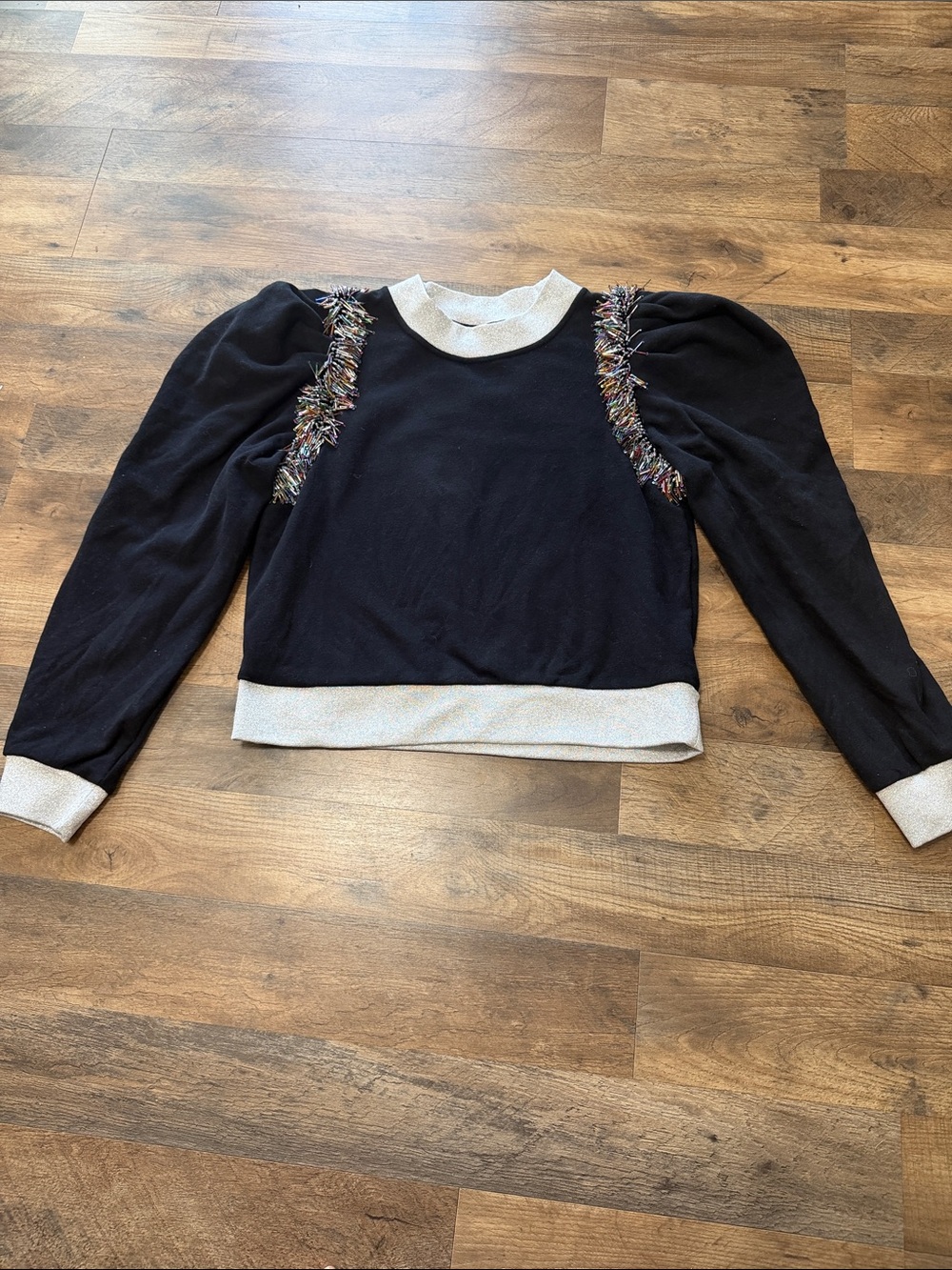 Queen of Sparkles bling black sweatshirt